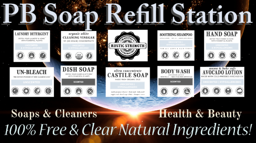 PB Soap Refill Station now available inside the water store